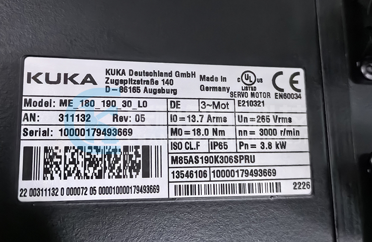 庫(kù)卡伺服電機(jī)00-311-132 ME_180_190_30_L0 庫(kù)卡伺服電機(jī)00-311-132 ME_180_190_30_L0